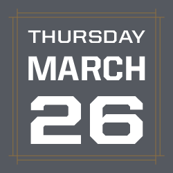Thursday, March 26th