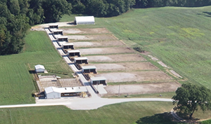 aerial view of IBEP test station