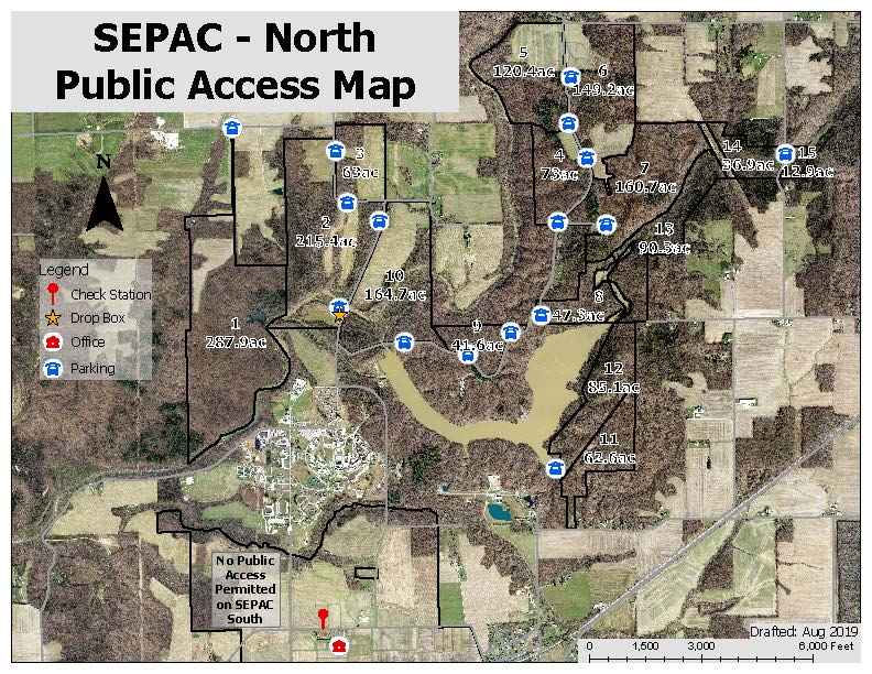 North public access map