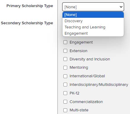 screenshot - scholarship types