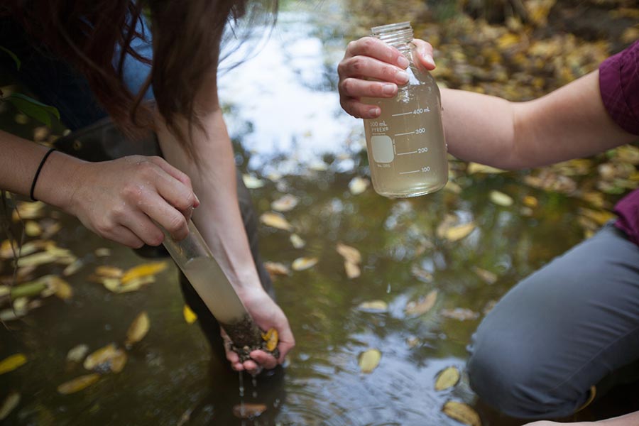 water sampling