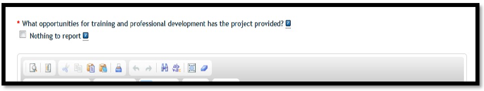 opportunities for training
