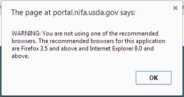 Chrome/Safari warning