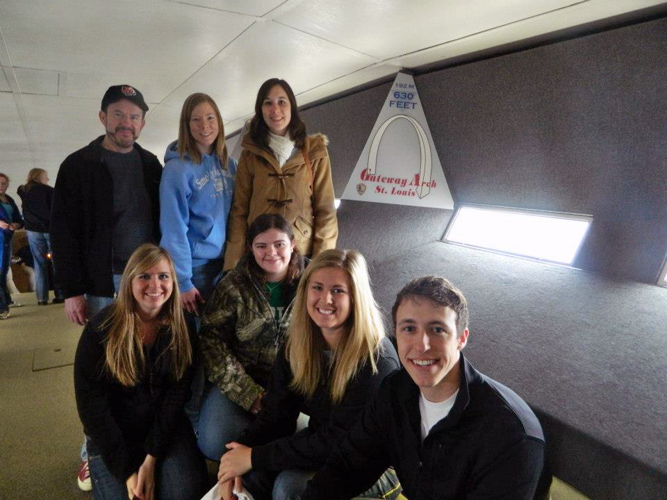 Students in Gateway Arch, St. Louis