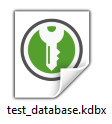 Screenshot of a KeePassXC database file"