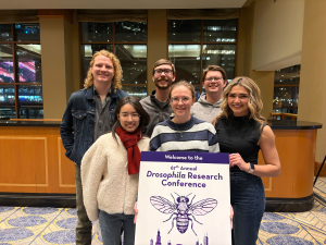 Lab members at Drosophila Research Conference