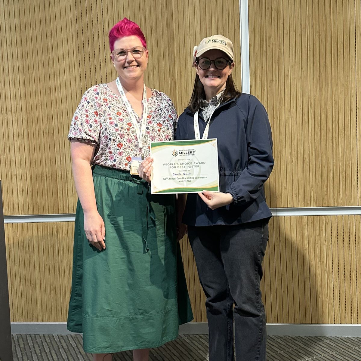People's Choice Award at this week's Corn Dry Milling Conference