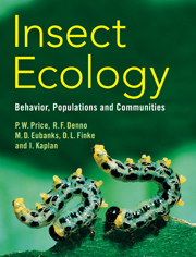 Insect Ecology | Behavior, Populations and Communities