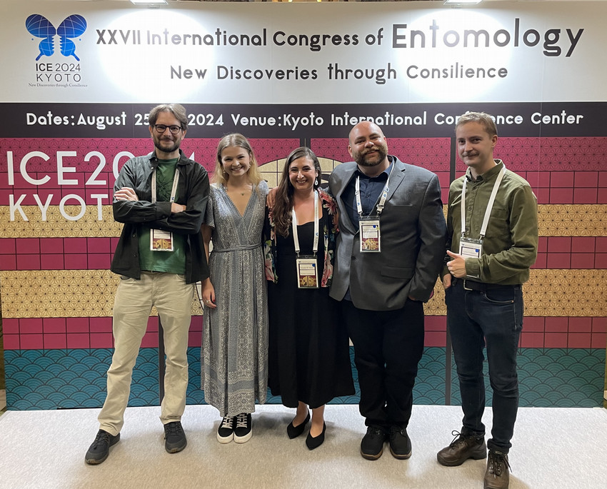 Hans Lab members at the ICE 2024 conference in Japan