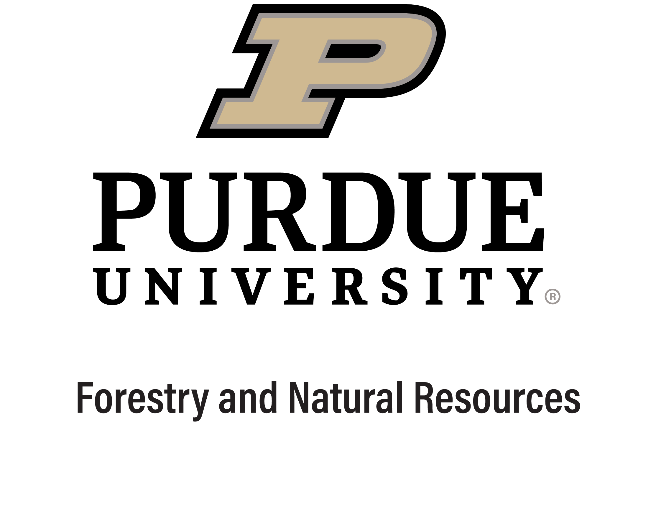 Purdue Forestry and Natural Resources branding