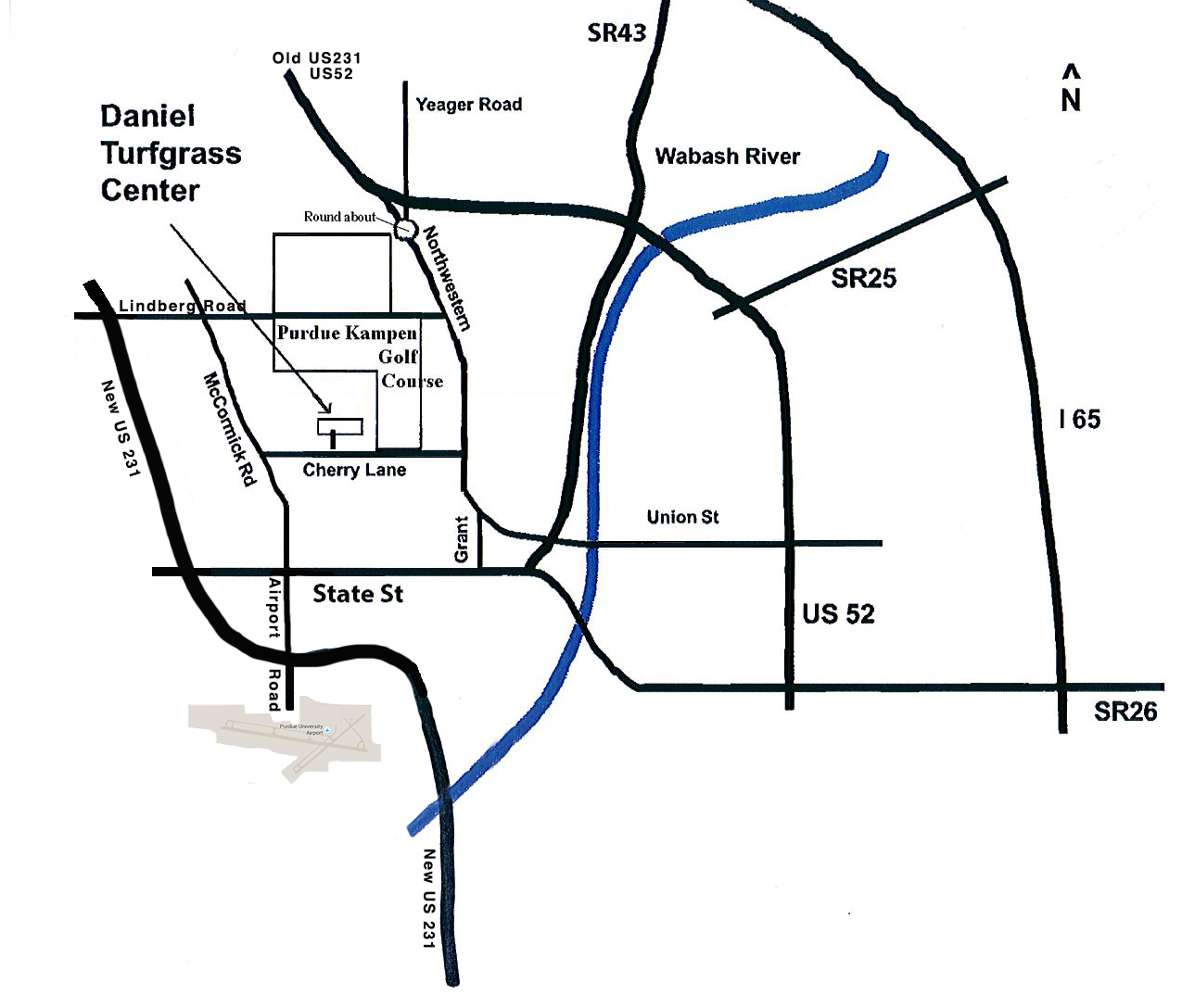 digitized hand drawn map