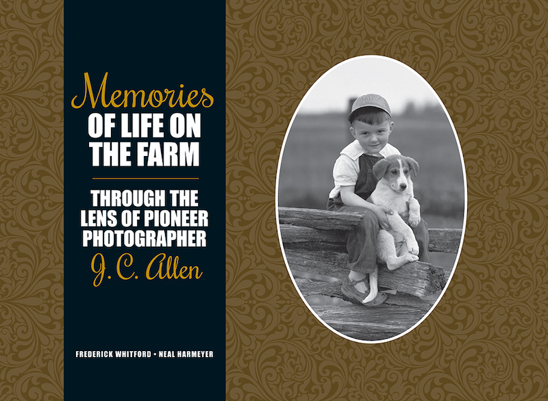 Memories of Life on the Farm book cover a young boy with a dog