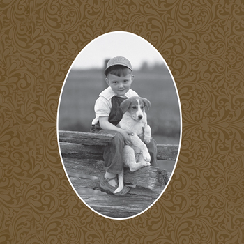 Memories of Life on the Farm book cover a young boy with a dog