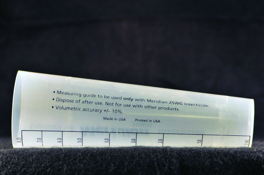 plastic measuring tube