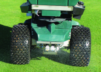 single-nozzle boomless ride-on sprayer
