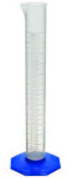 This plastic graduated cylinder is another tube option you can use for spreader calibration. Since these tubes already have a base, you won’t need a rack.