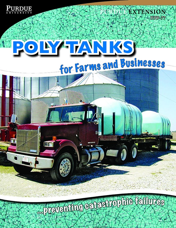 cover of the publication 77, benefits of poly tank ownership are well established, the risk of tank failure is real