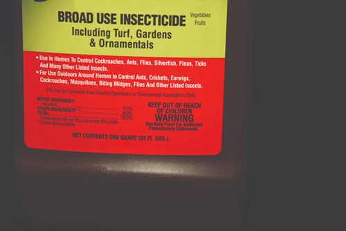 herbicide container