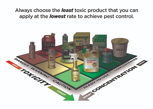 Graphic of how to storage toxic products