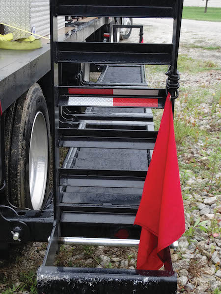 Image of a truck loading equipment 