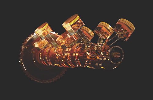 image of a motor engine