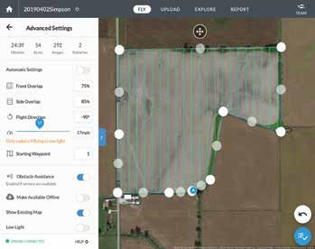 Several programs are available for marking field boundaries.