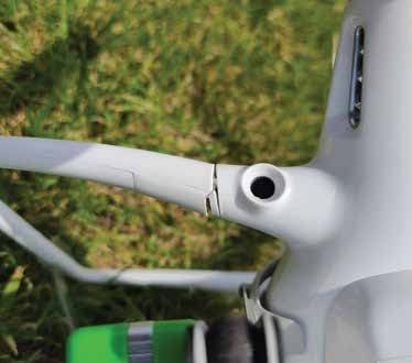 Drones with some damages after inspection