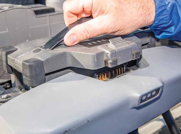 When batteries are not in place, electrical components are exposed and are at risk for damage.