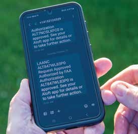FAA approval to fly
