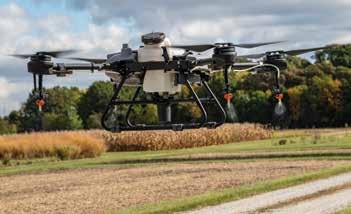 Fully loaded, this drone can weigh as much as 75 pounds.
