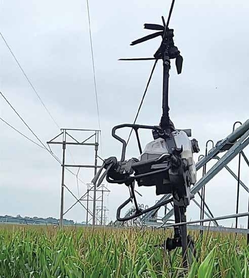 Damaged drone