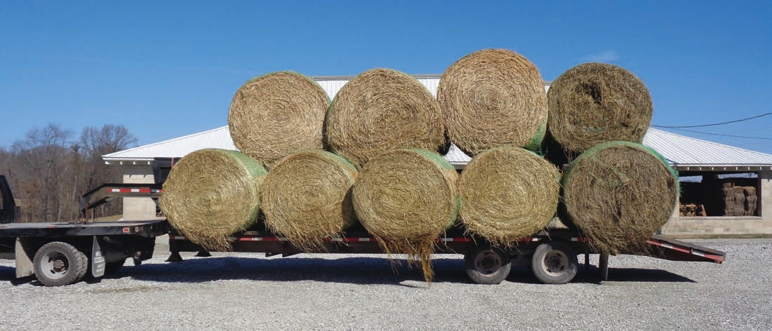 Truck with Hay Load