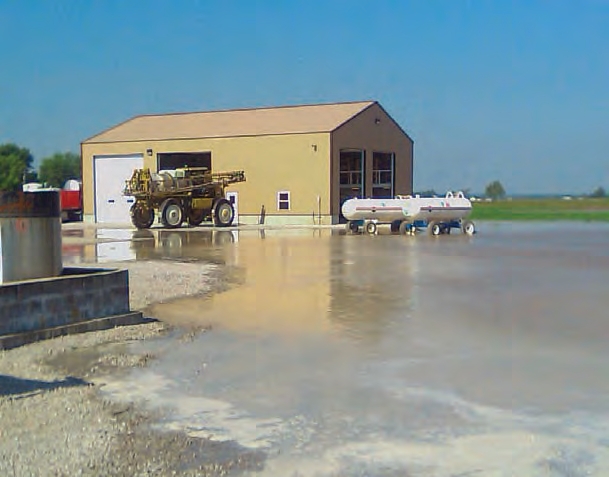 flood near warehouse