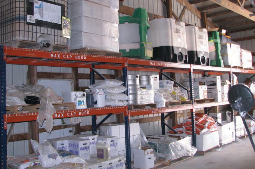 Make sure to account for small packages and to keep them out of reach of floodwaters.