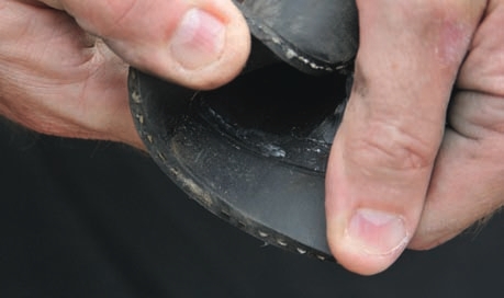 fitting marks on hoses.