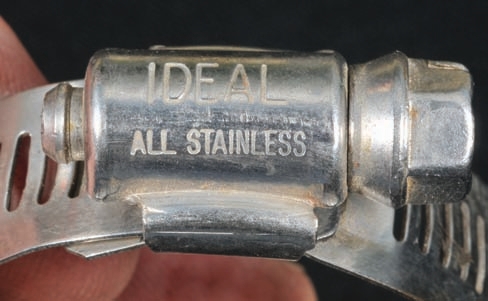 All-stainless steel worm gear clamps last longer than mild steel clamps.