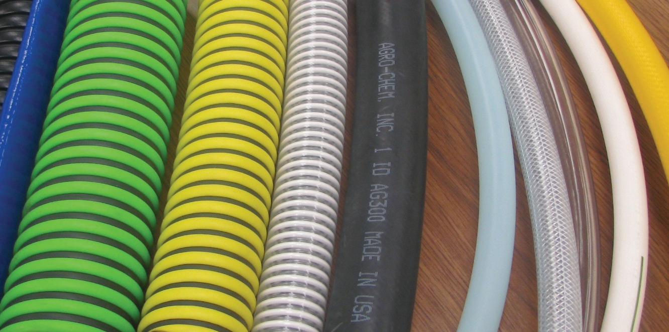 Hose materials, sizes, and colors vary. Determine the application, and then select the proper hose for that use.