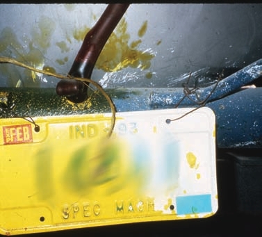 The herbicide in the tank shown here deteriorated the site gauge hose, leading to a spill that went into the city’s sewer treatment plant.