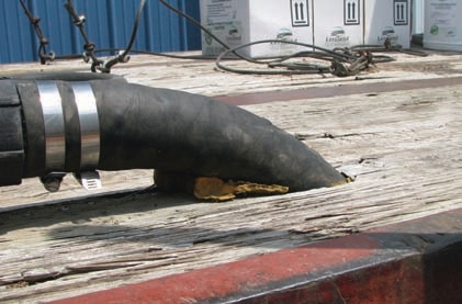 Many applications call for hoses to bend, but be sure they do not kink or fold.