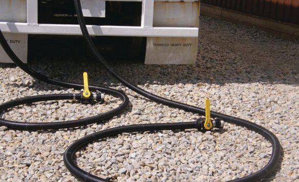 A number of devices can help protect hoses against abrasion.