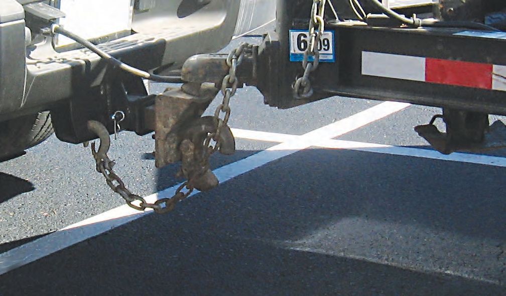 When a trailer is too heavy the weight can bend the hitch ball and shank back toward the trailer