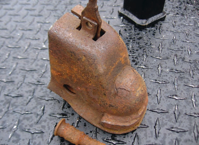 Inspect couplers for corrosion and other damage.