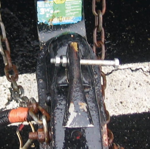 If you use bolts, check them frequently for loose nuts and wear.