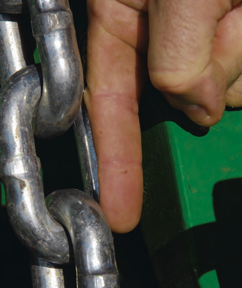 When sizing safety chains make sure they are rated to at least hold the maximum gross truck weight rating of the largest trailer and load you will tow.
