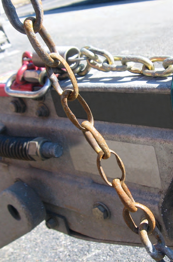 worn out chains