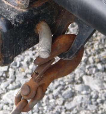 Make sure that spring-loaded latches can completely close or they become ineffective.