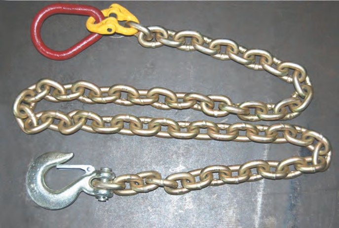 The chains and attachments shown on this page are each rated grade 70, which means that all parts are of equal strength.