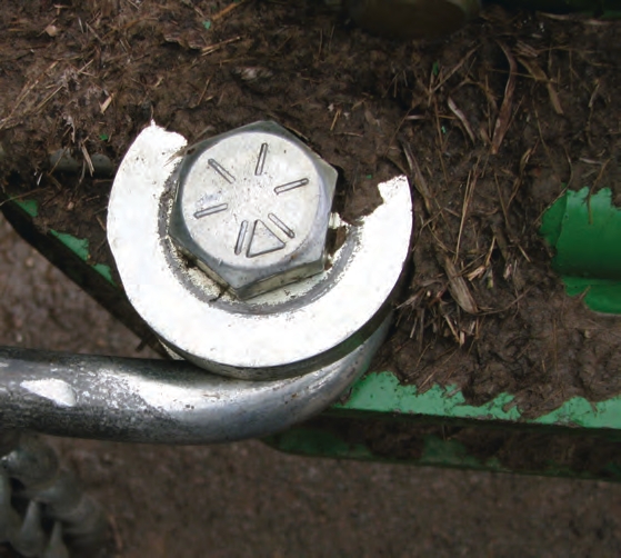 Note the marks on the bolt heads. What is the grade of each bolt?