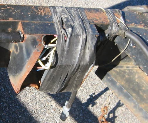 do not tape up the emergency brake box