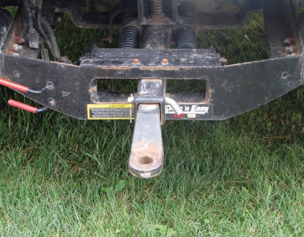 Consider purchasing a hitch that allows right-to-left and back-to-front movement, which will help when you hook the trailer to the truck.